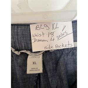 Bcg XL blue pull up shorts